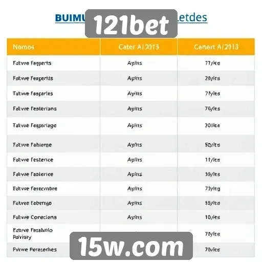 Comparativo de bônus e promoções em 121bet